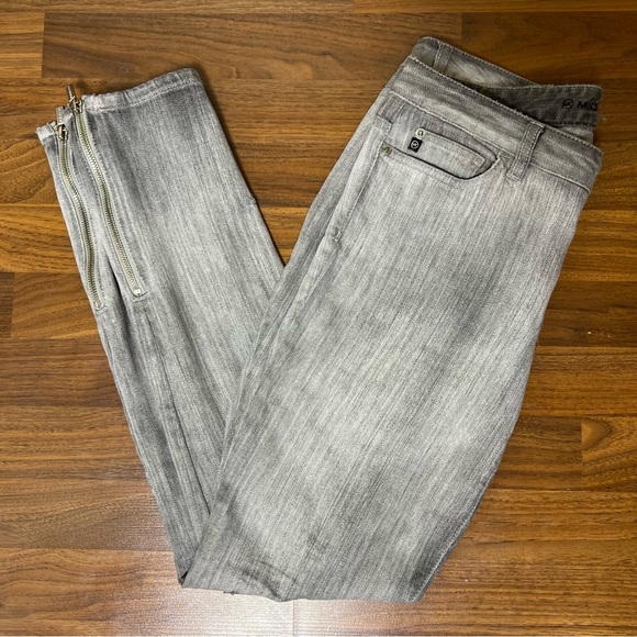 Michael Kors Distressed Gray Skinny Jeans - Size 6 - Picture 9 of 12